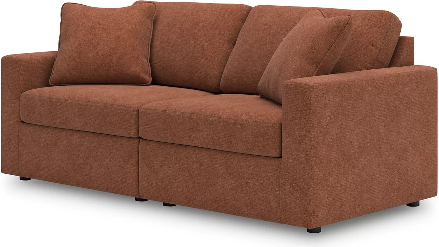 Modmax 3-Piece Sectional Sofa and 2-Piece Sectional Loveseat In Spice 92102U22