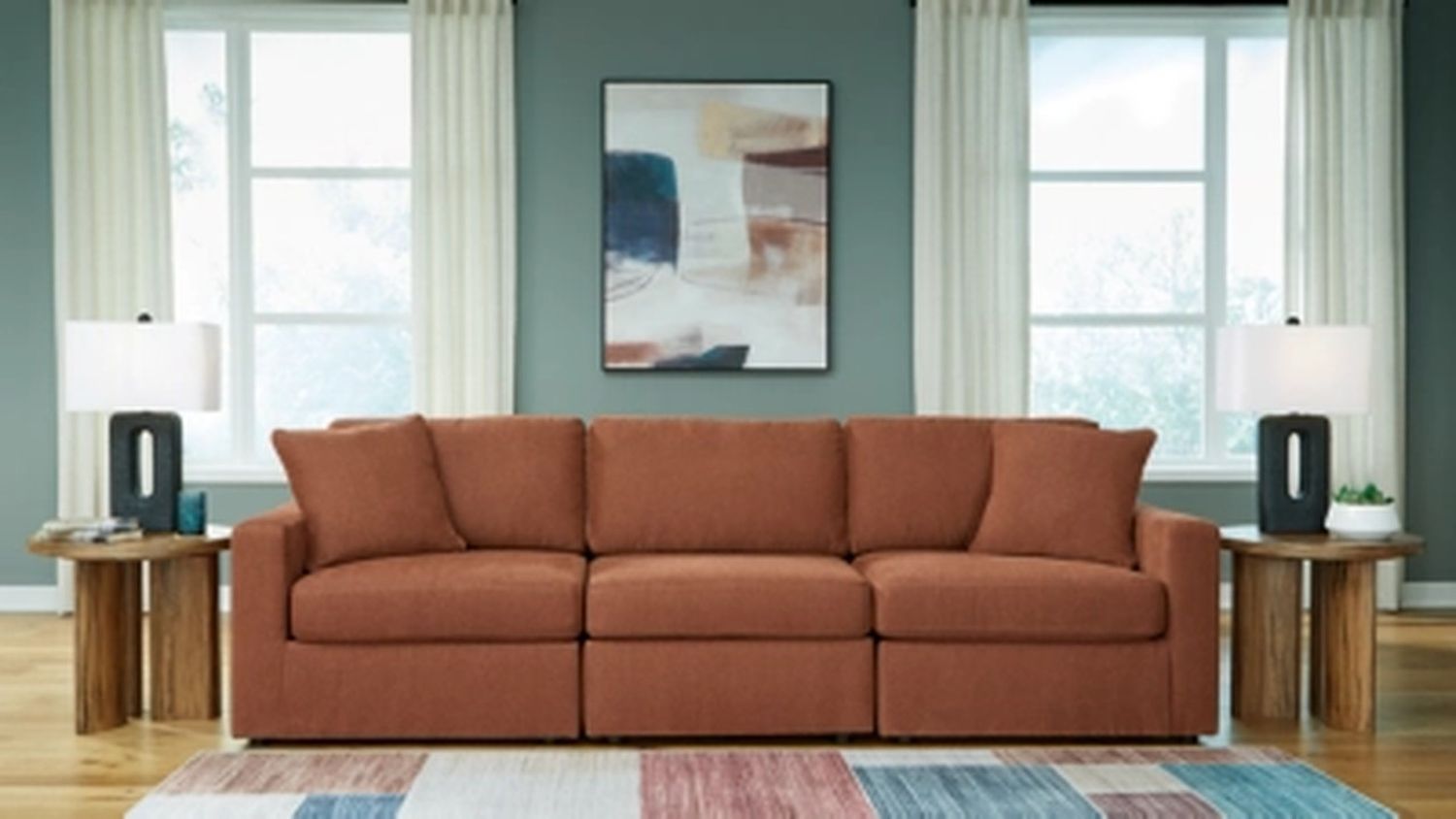 Modmax 4-Piece Sectional In Spice 92102U4