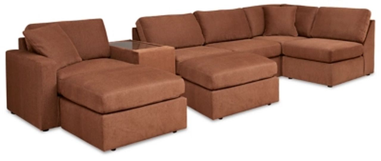 Modmax 8-Piece Sectional In Spice 92102U5