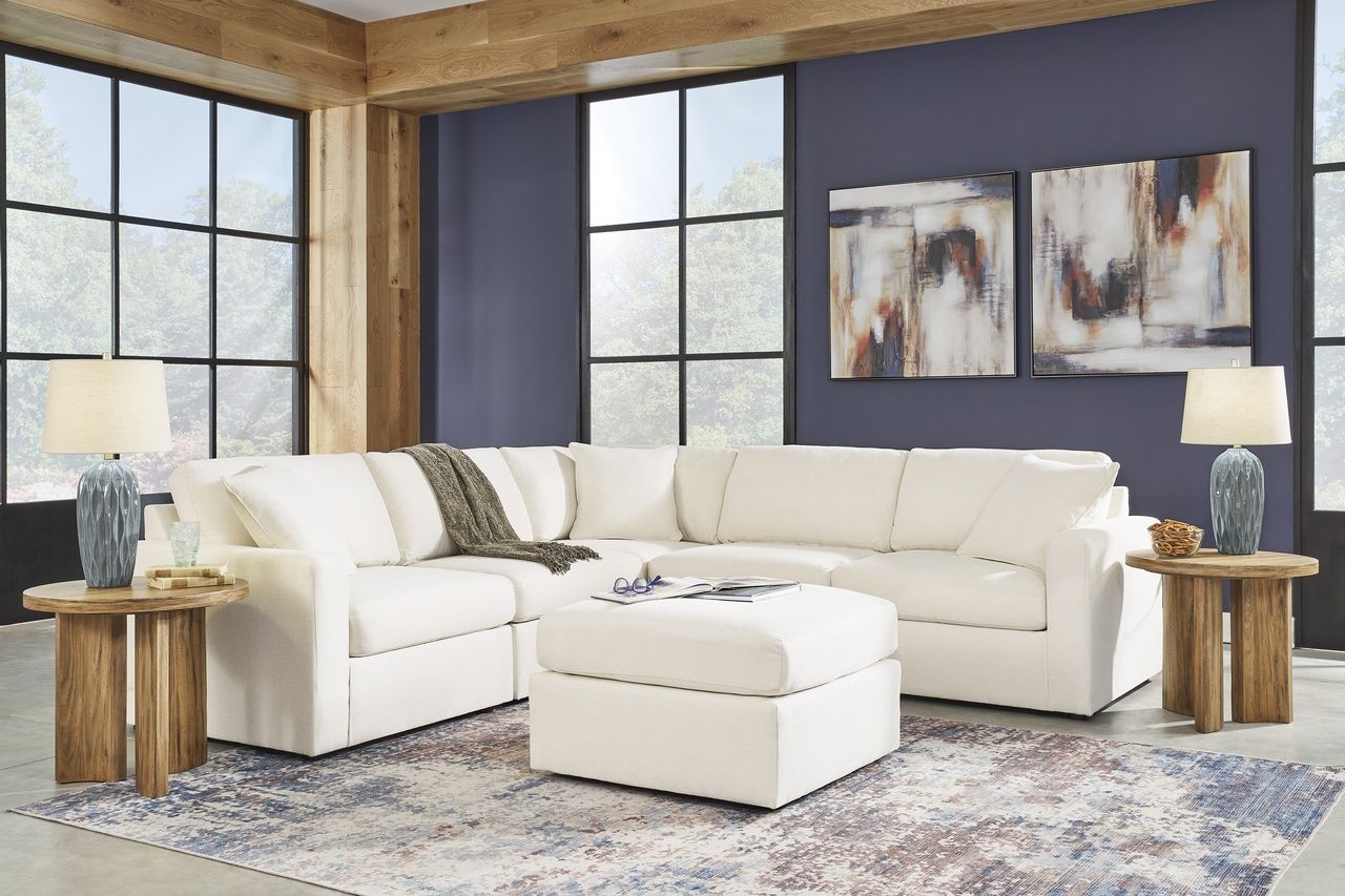 Modmax Oversized Accent Ottoman In Oyster 9210308