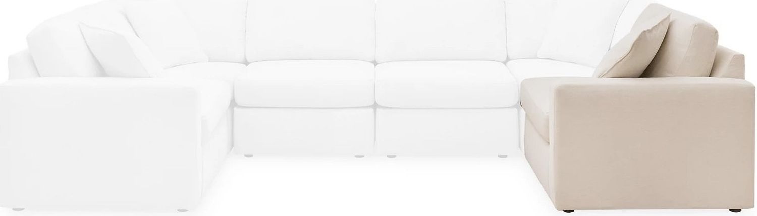 Modmax 4-Piece Sectional In Oyster 92103S10