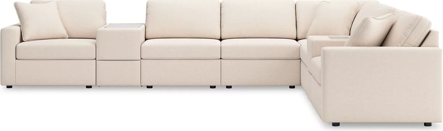 Modmax 8-Piece Consoles With Storage Sectional In Oyster 92103S11