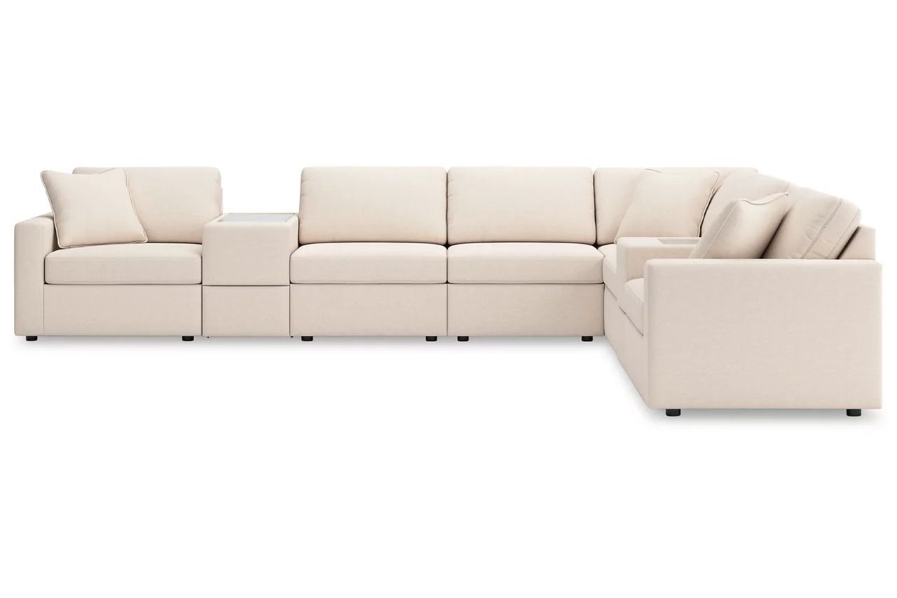 Modmax 8-Piece Consoles With Storage Sectional In Oyster 92103S11