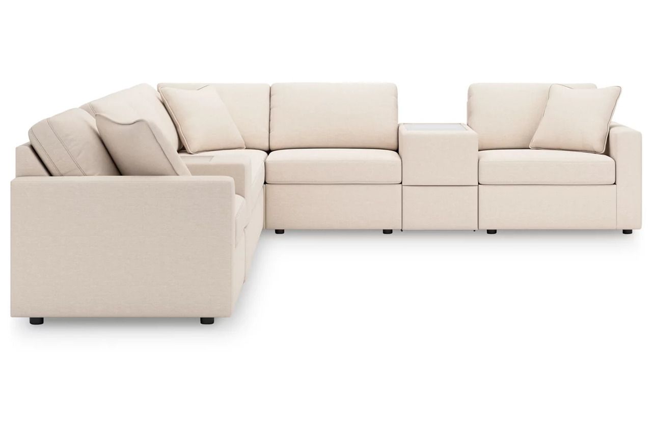 Modmax 8-Piece Consoles With Storage Sectional In Oyster 92103S11