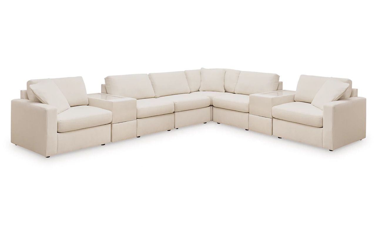 Modmax 8-Piece Consoles With Storage Sectional In Oyster 92103S11