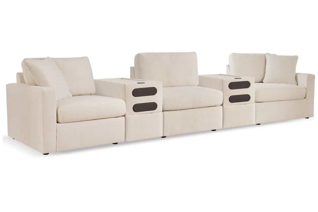 Modmax 5-Piece Sectional With Console In Oyster 92103S15