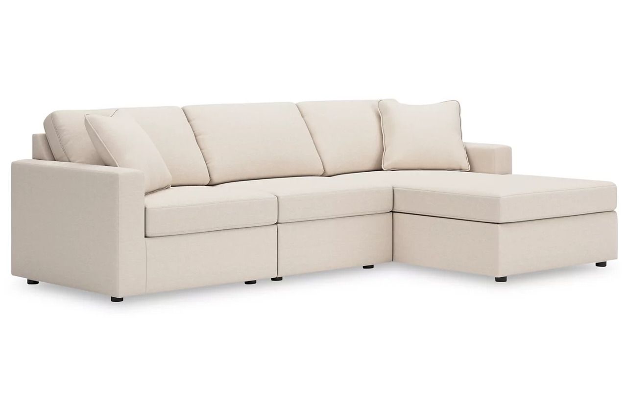 Modmax 3-Piece Sectional with Chaise In Oyster 92103S18
