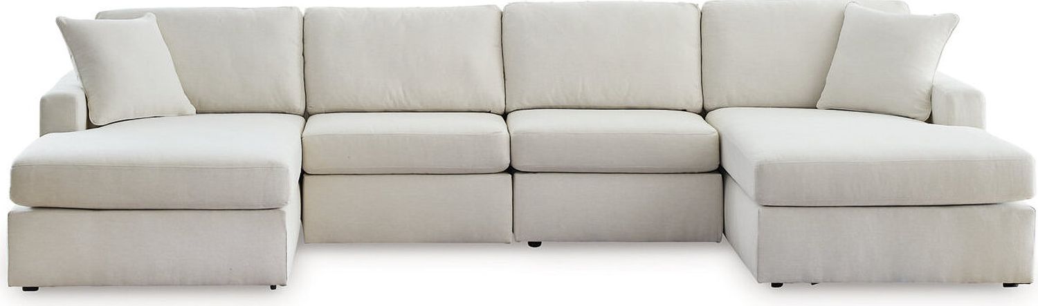 Modmax 4-Piece Sectional with Chaise In Oyster 92103S19