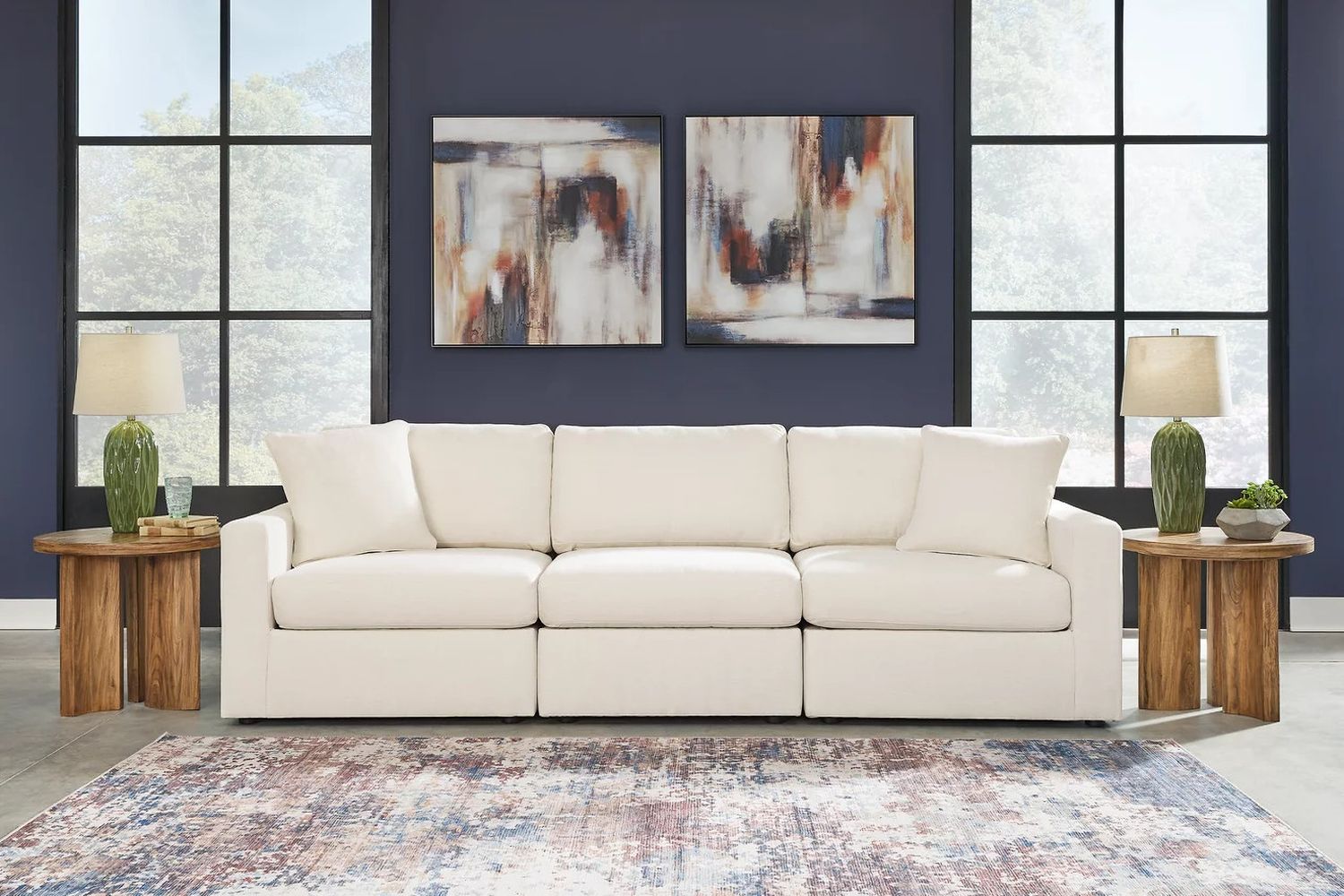 Modmax 3-Piece Modular Sofa In Oyster 92103S2