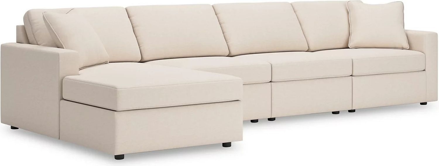 Modmax 4-Piece LAF Sectional with Chaise In Oyster 92103S26
