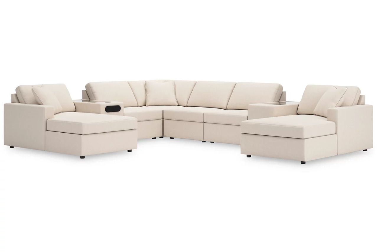 Modmax 8-Piece Sectional with 2 Console In Oyster 92103S31