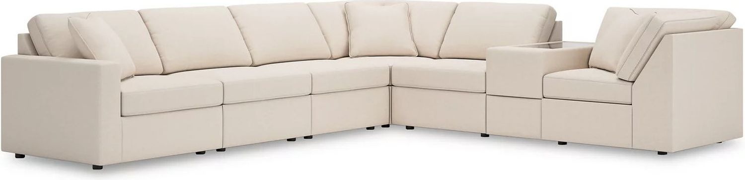 Modmax 7-Piece LAF Sectional In Oyster 92103S33