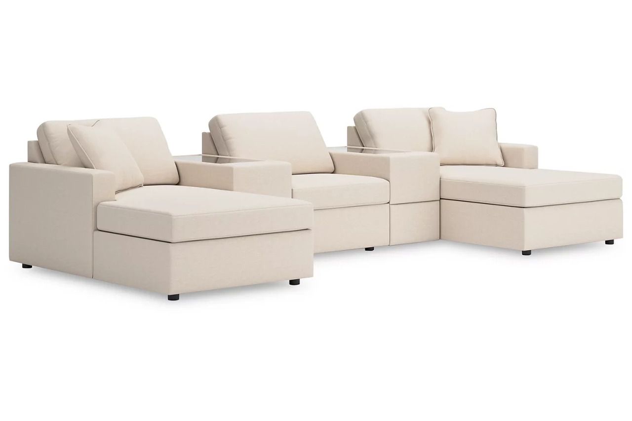 Modmax 5-Piece Pit Sectional In Oyster 92103S44