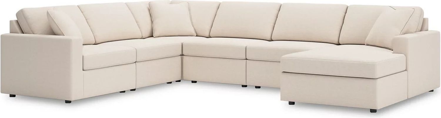Modmax 6-Piece RAF Sectional In Oyster 92103S46