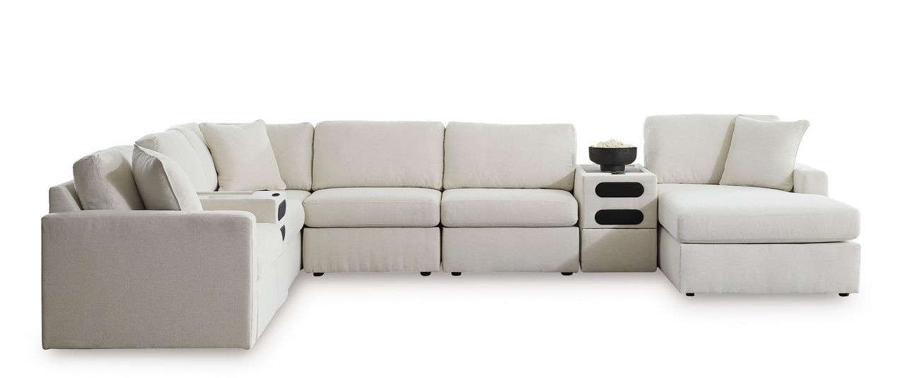 Modmax 8-Piece Sectional with Audio System and Chaise In Oyster 92103S48