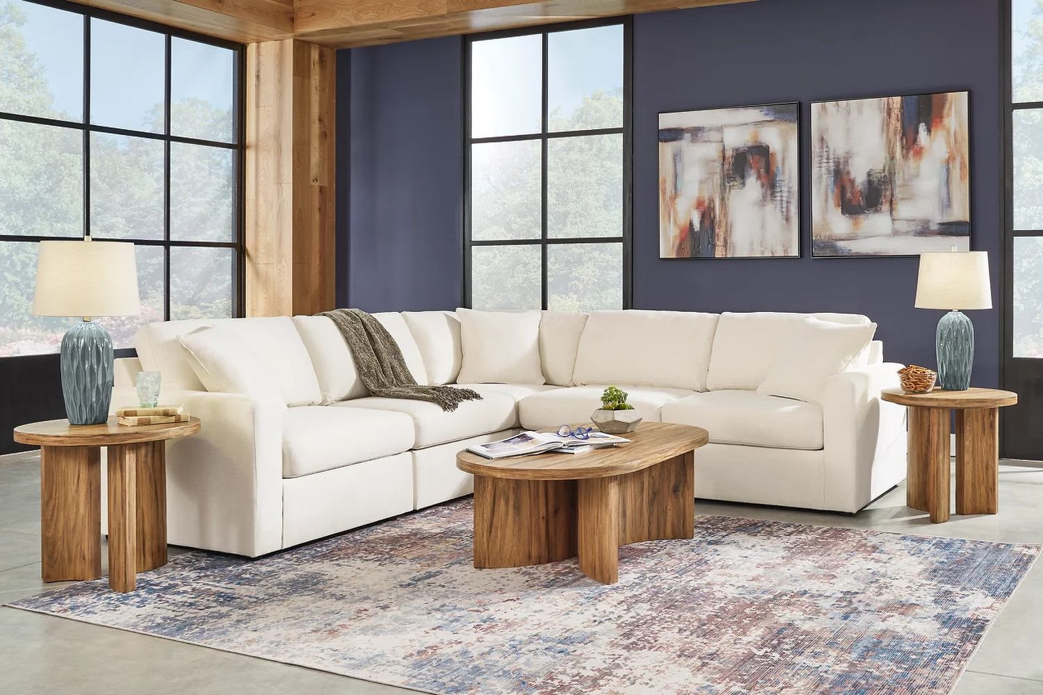 Modmax 5-Piece Sectional In Oyster 92103S6