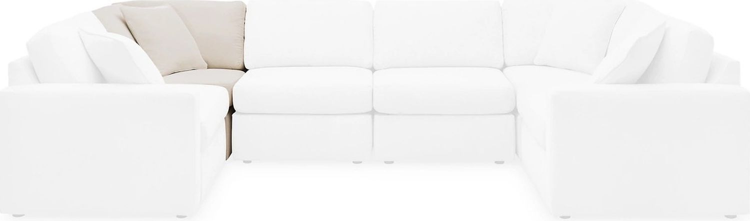 Modmax 6-Piece Sectional In Oyster 92103S63