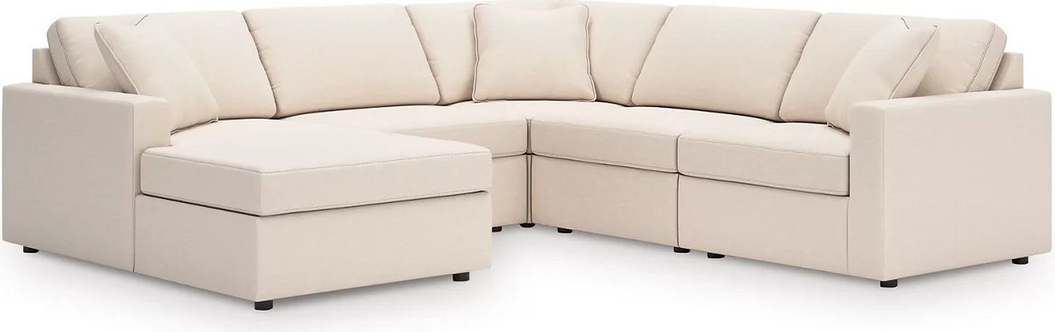 Modmax 5-Piece Sectional with LAF Chaise In Oyster 92103S67