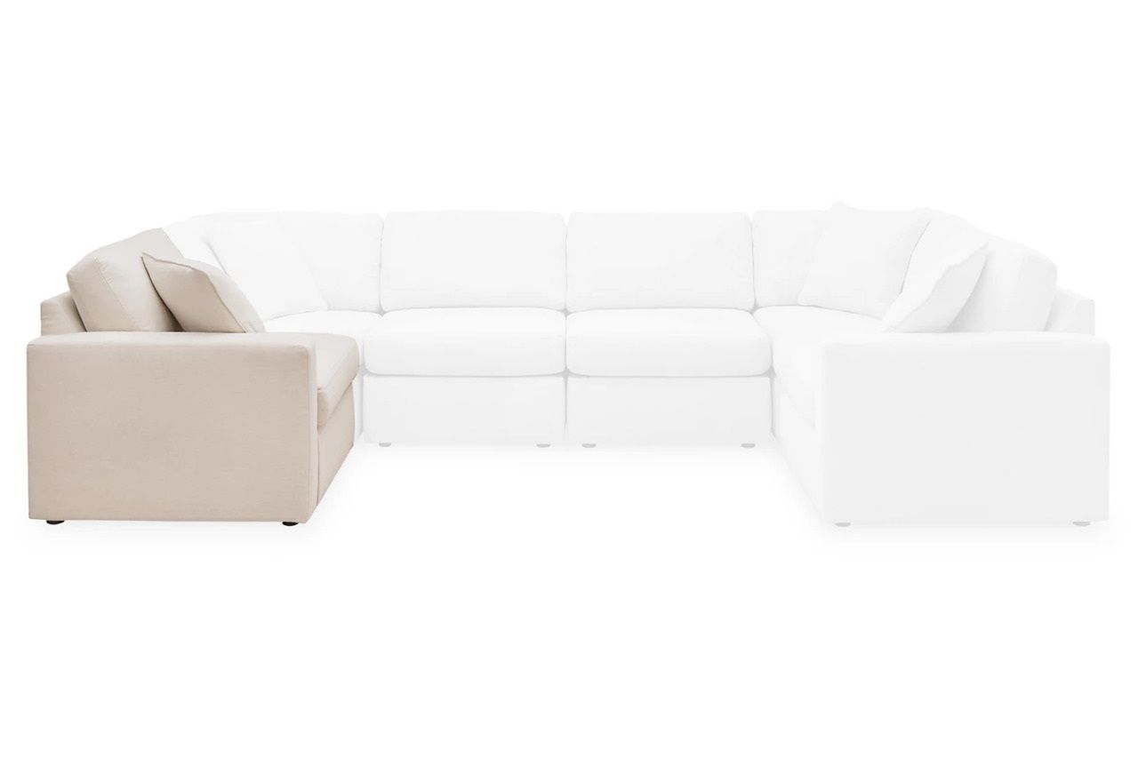 Modmax 7-Piece Balanced Sectional with Audio and Storage Consoles In Oyster 92103S69