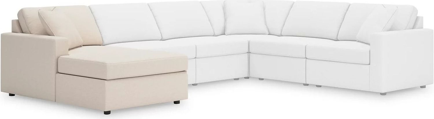 Modmax 5 Piece Sectional with Audio Console In Oyster 92103S70