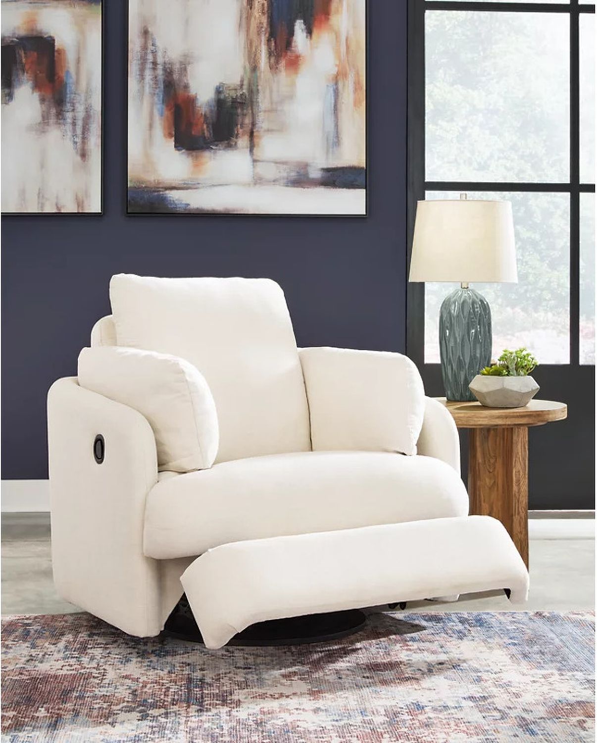 Modmax 6-Piece Sectional and Ottoman In Oyster 92103U16