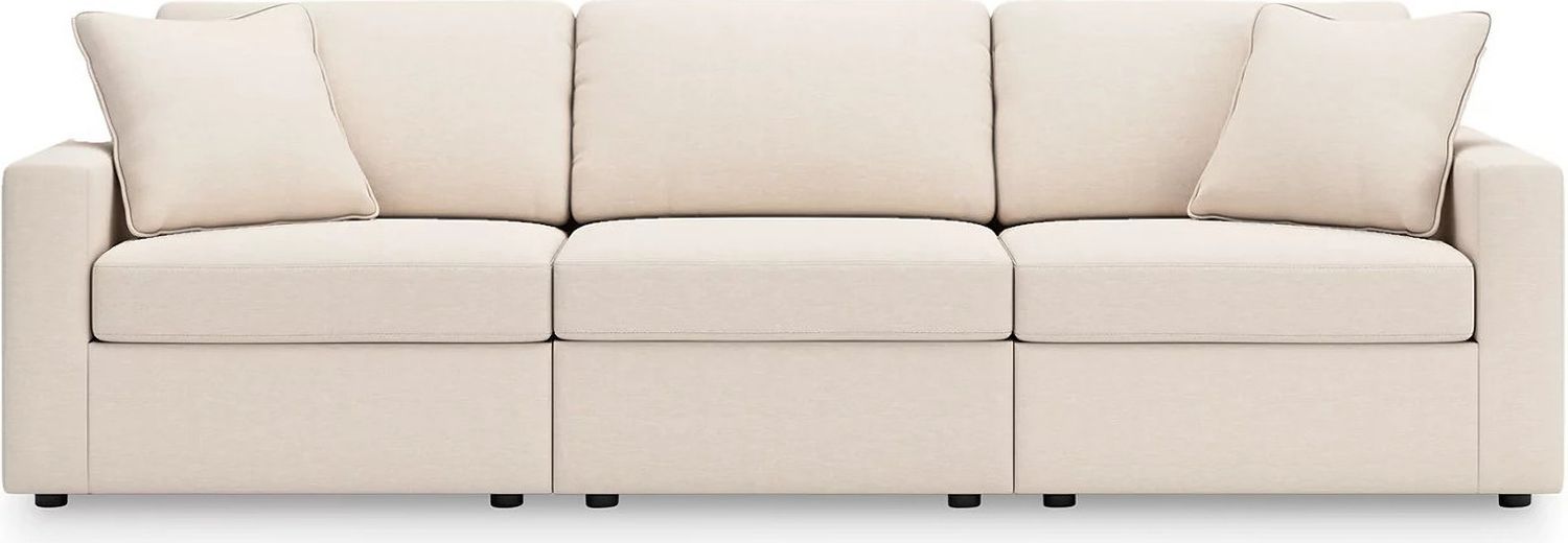 Modmax 3-Piece Sectional and Ottoman In Oyster 92103U4