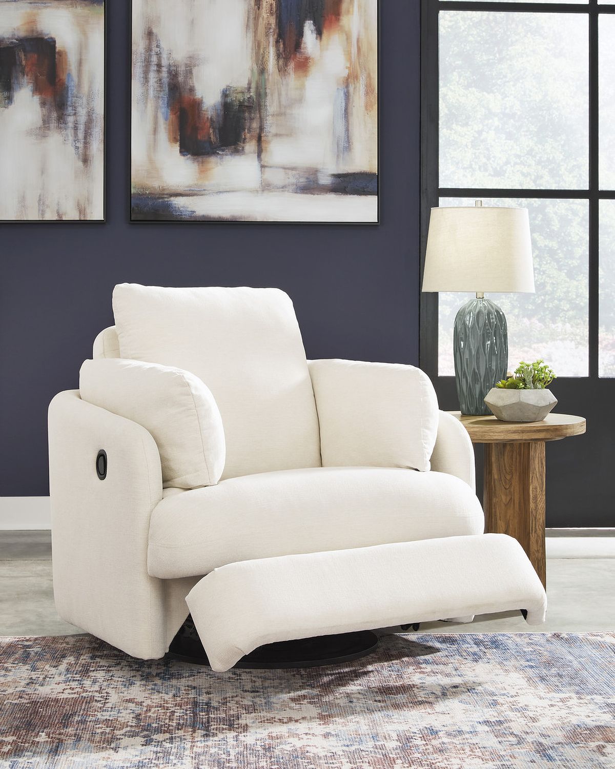 Modmax 6-Piece Sectional with Console and Ottoman In Oyster 92103U7