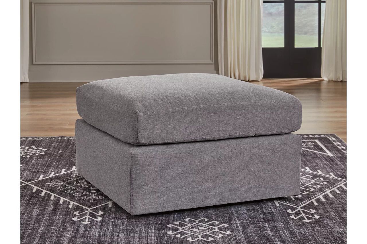 Modmax Oversized Accent Ottoman In Granite 9210408