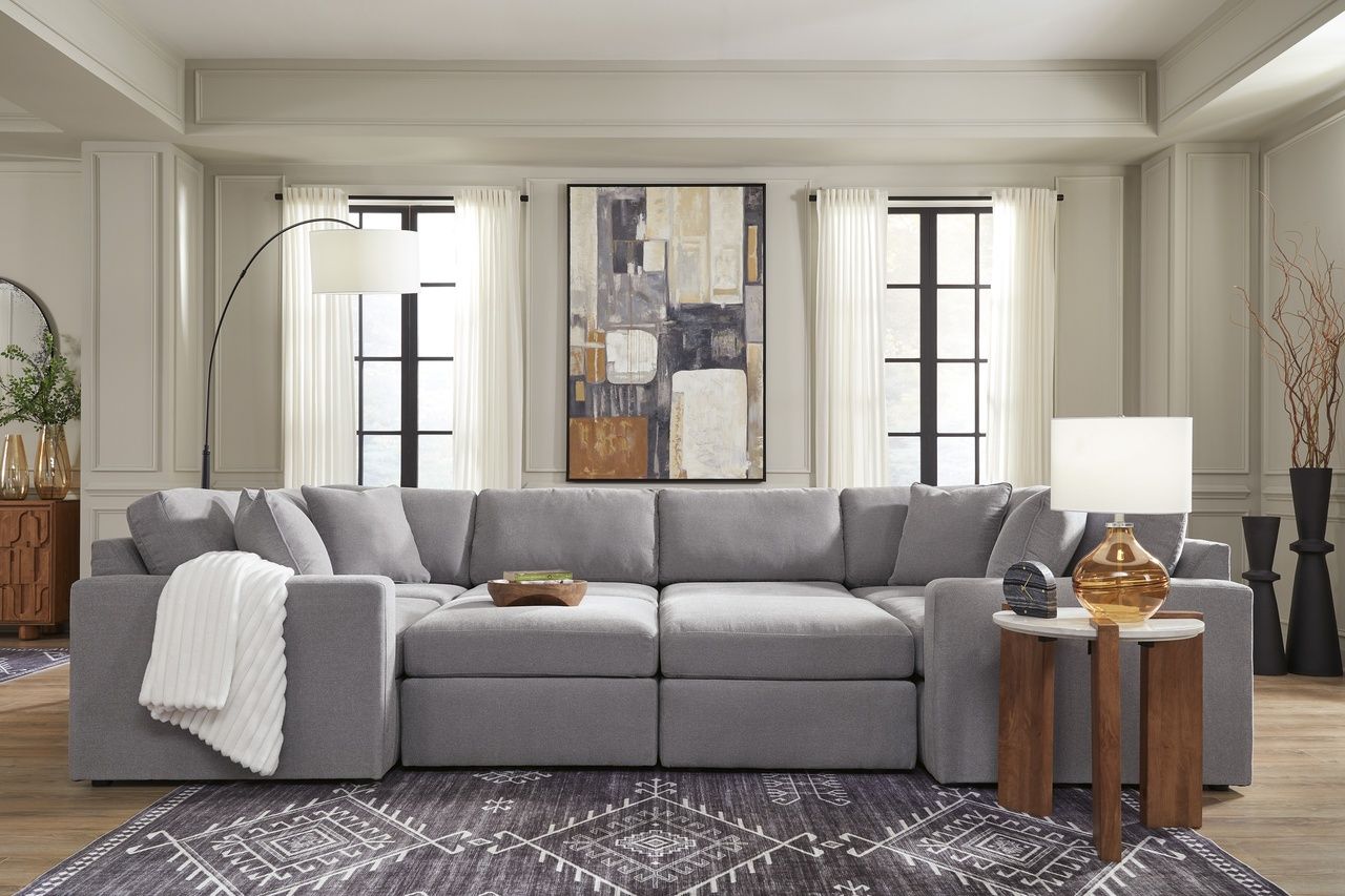 Modmax Oversized Accent Ottoman In Granite 9210408