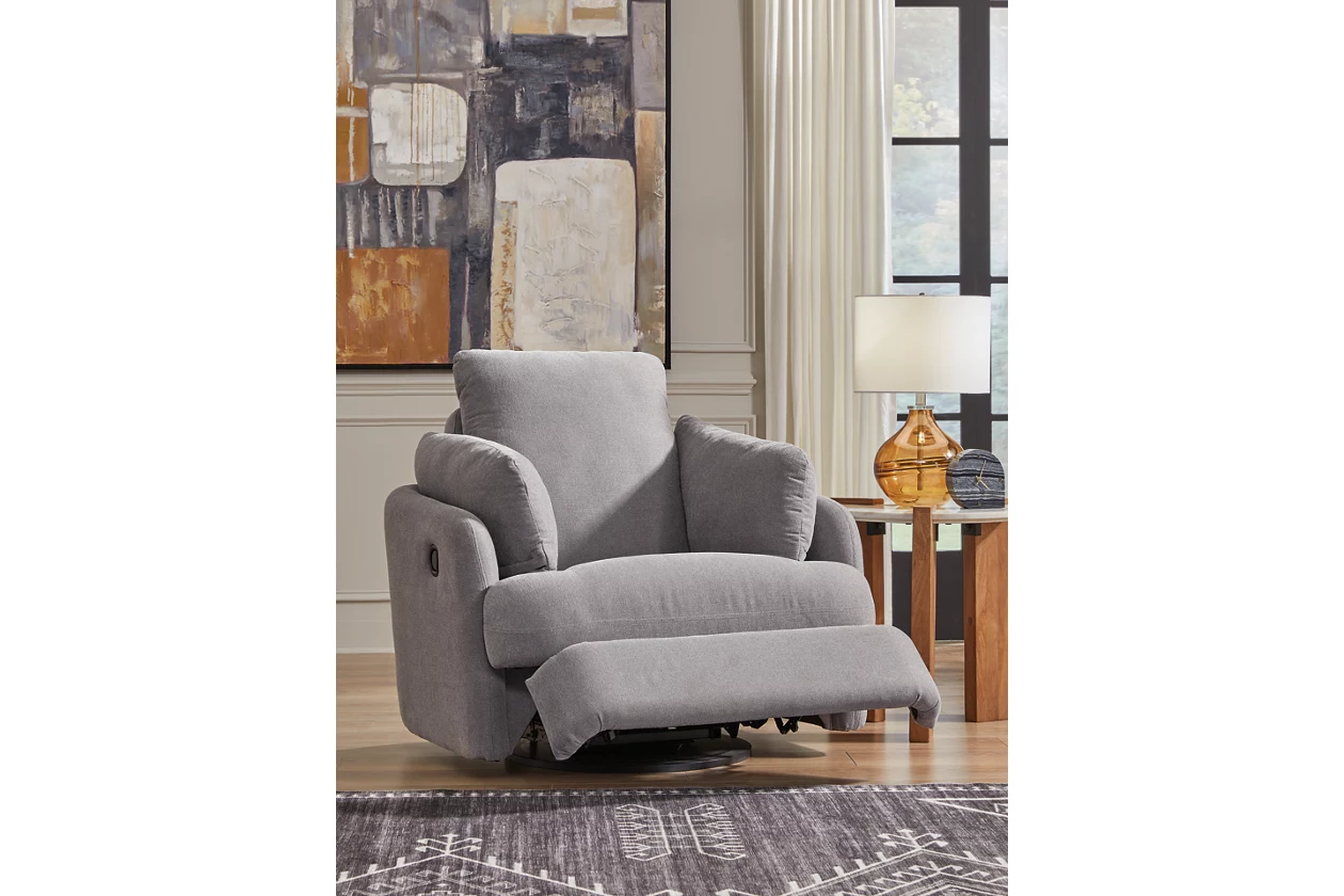 Modmax Swivel Glider Chair In Granite 9210461