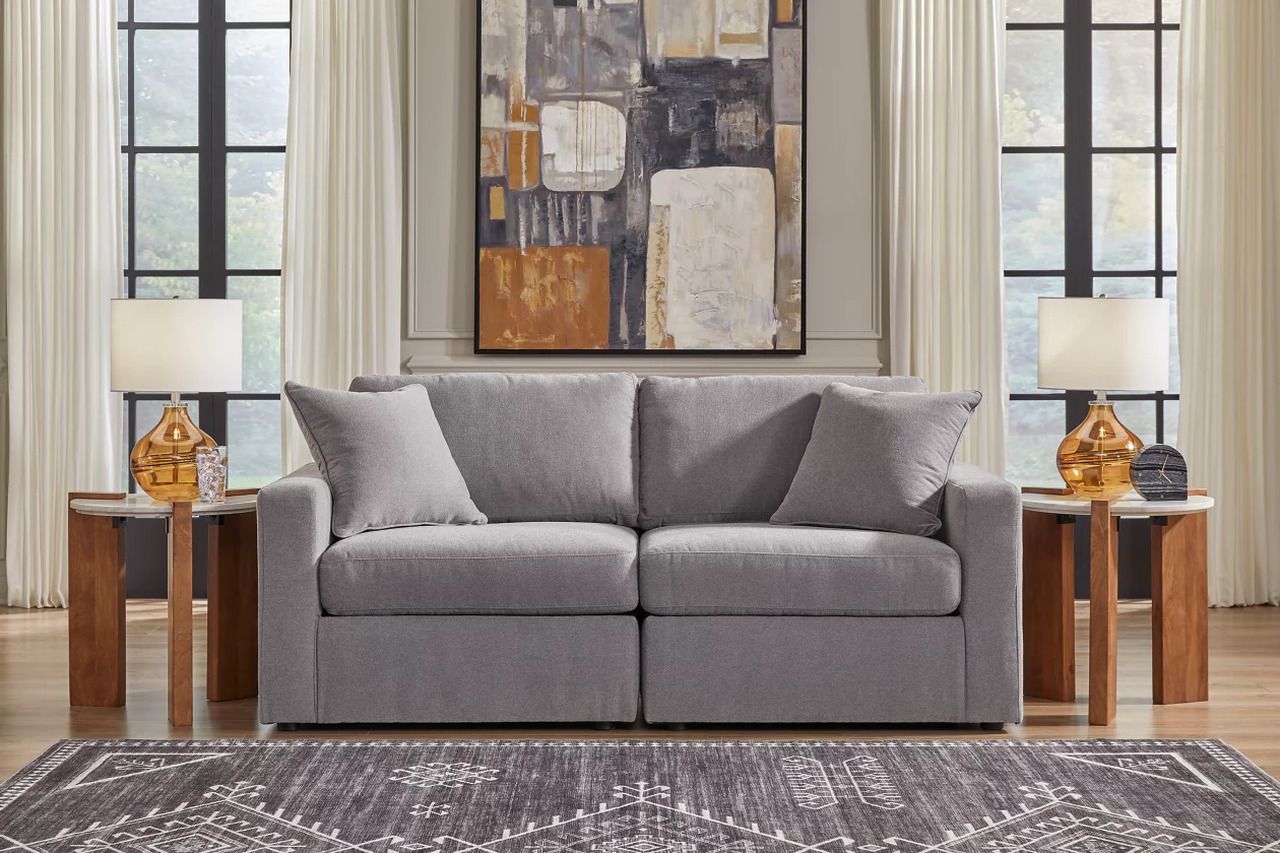 Modmax 2-Piece Sectional In Granite 92104S1