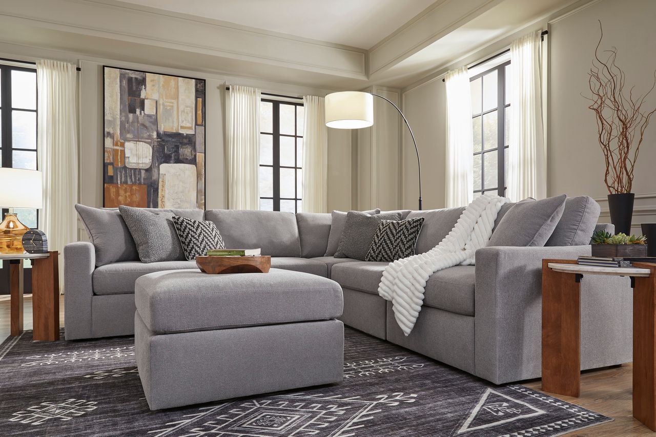 Modmax 4-Piece Sectional In Granite 92104S10
