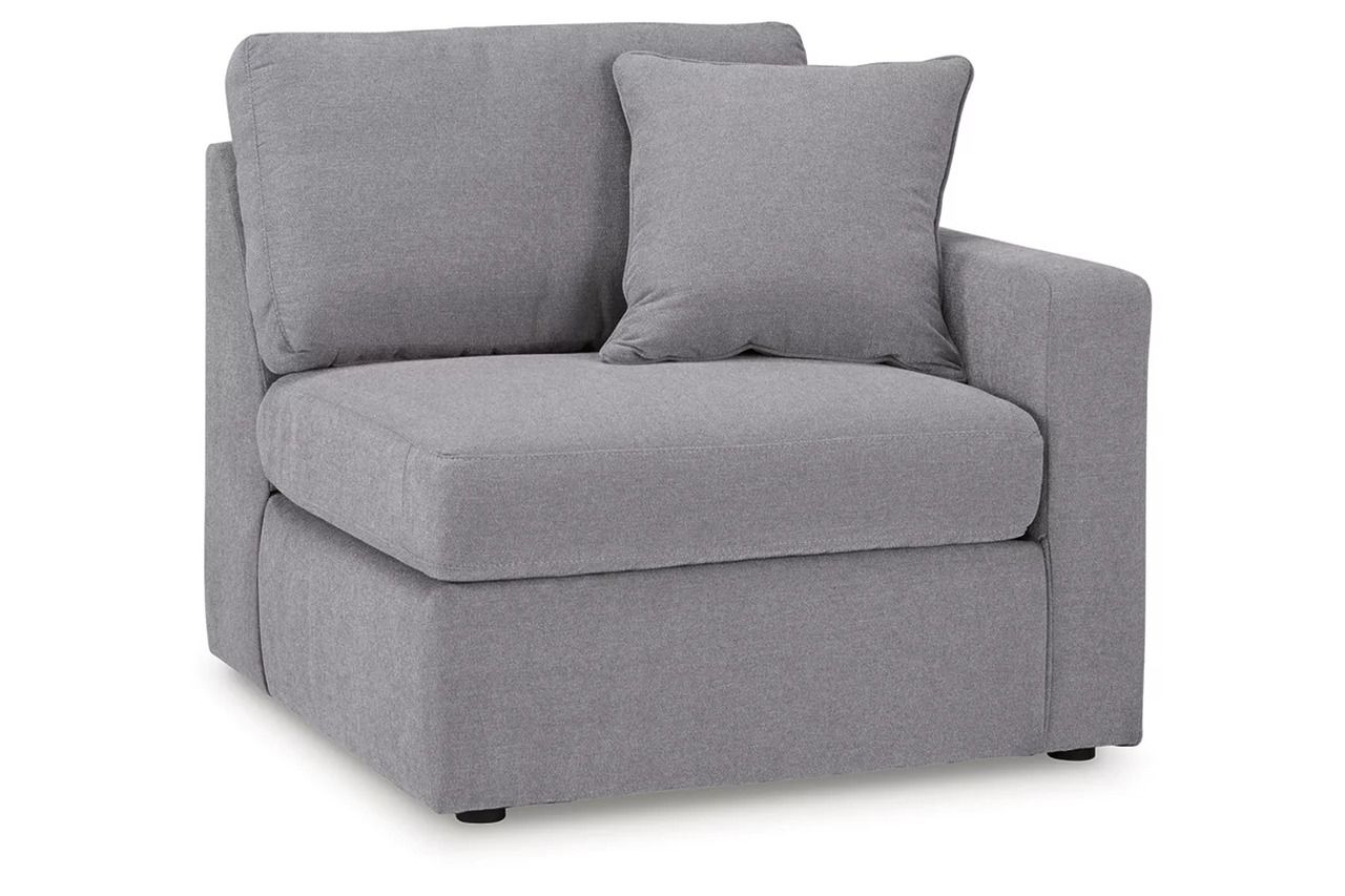 Modmax 3-Piece Sectional with Audio Console In Granite 92104S13
