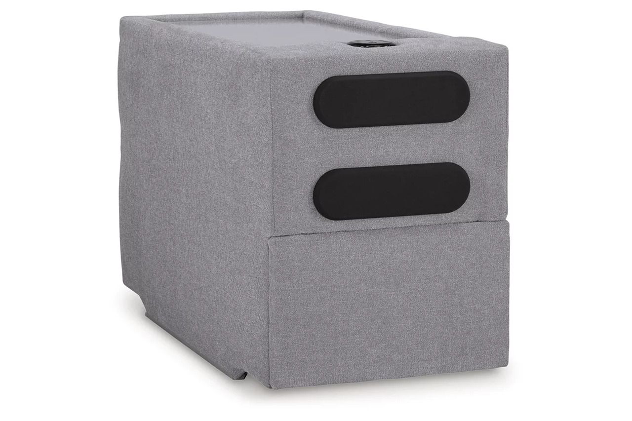 Modmax 3-Piece Sectional with Audio Console In Granite 92104S13