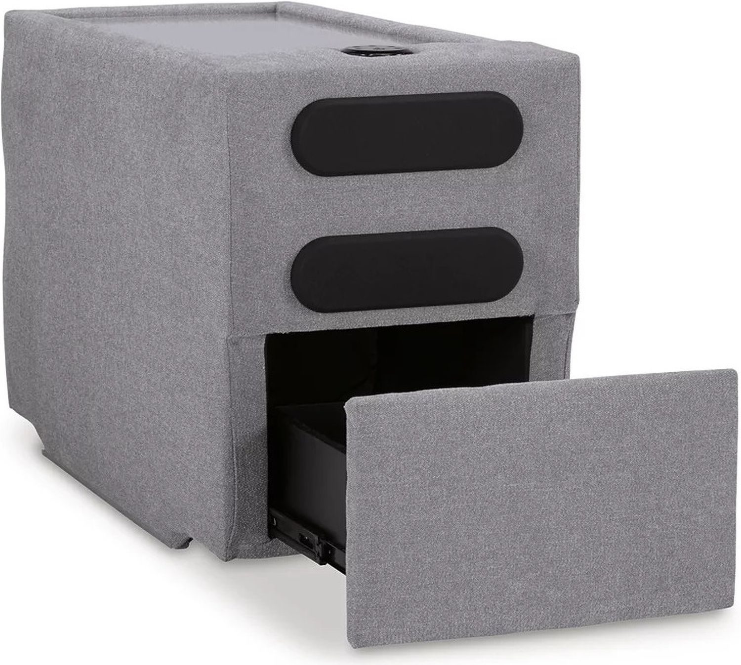 Modmax 8-Piece Sectional with Audio Console In Granite 92104S16