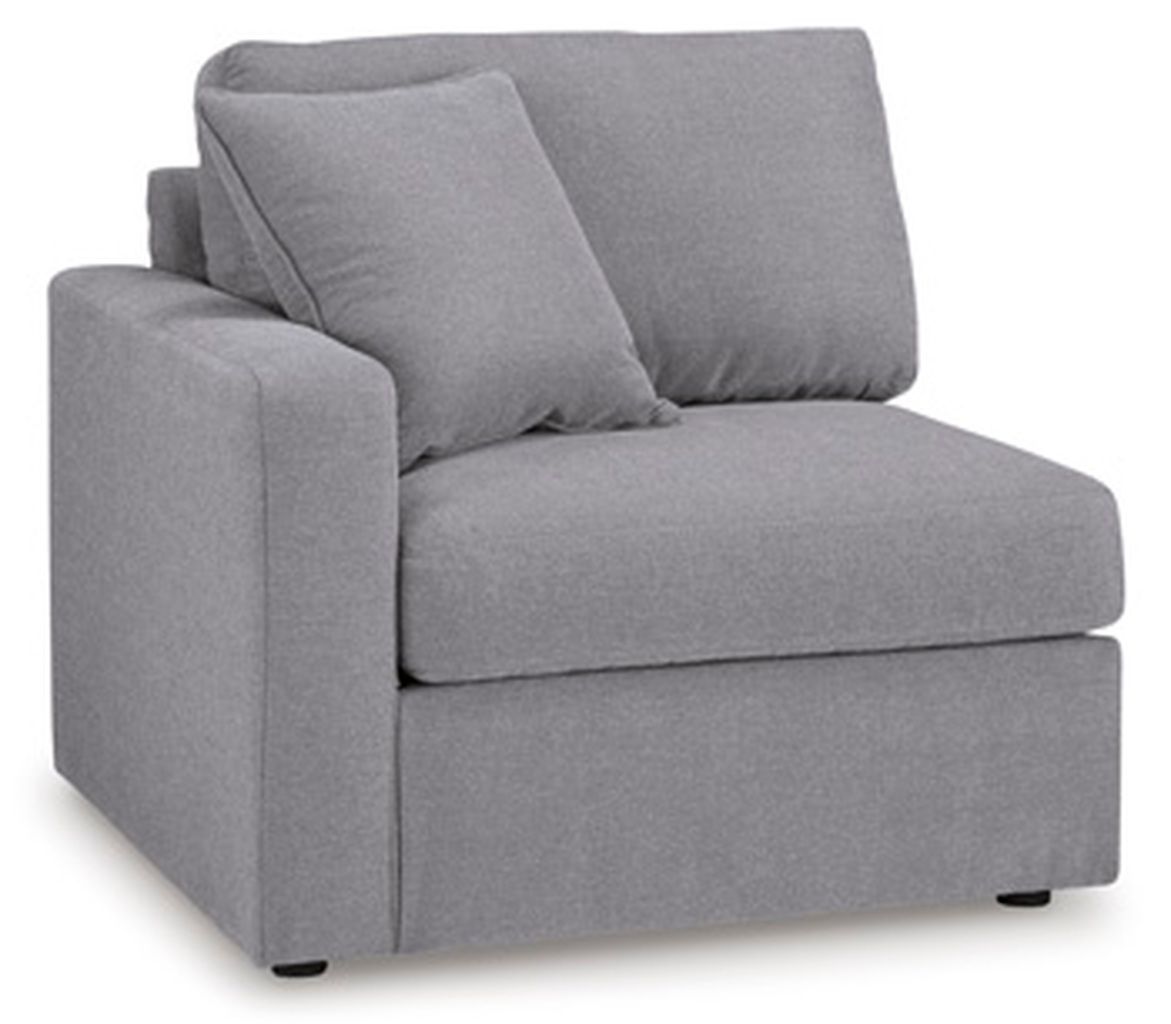 Modmax 6-Piece LAF Sectional with Audio Console In Granite 92104S23