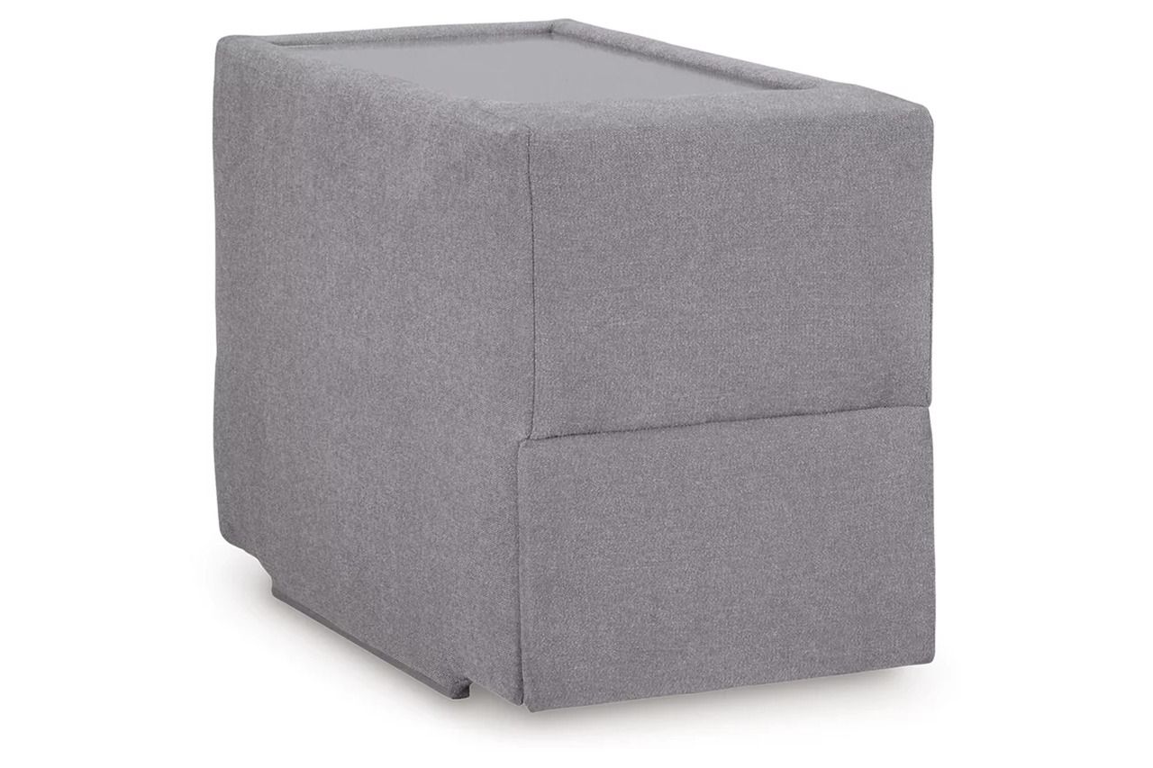 Modmax 3-Piece Sectional with Storage Console In Granite 92104S3