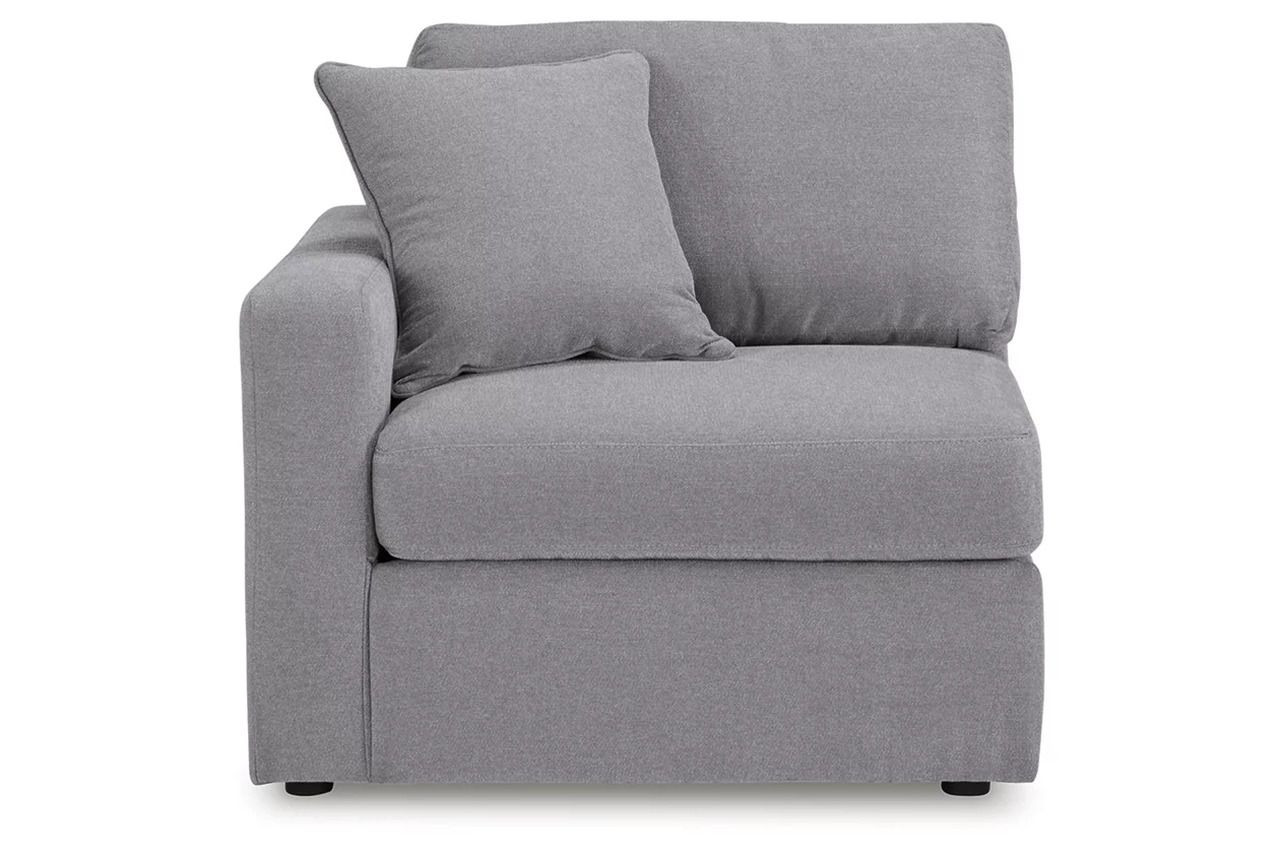 Modmax 3-Piece Sectional with Storage Console In Granite 92104S3