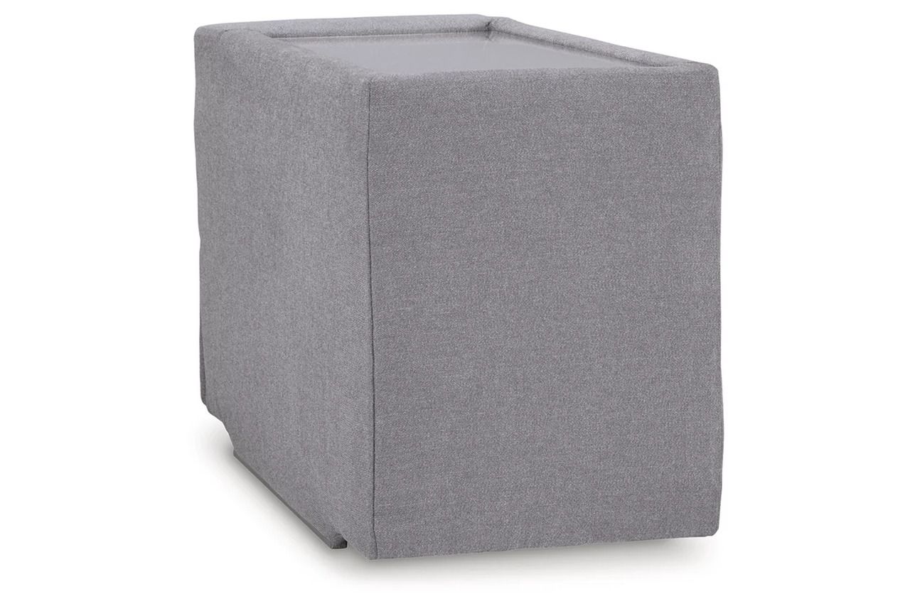 Modmax 3-Piece Sectional with Storage Console In Granite 92104S3