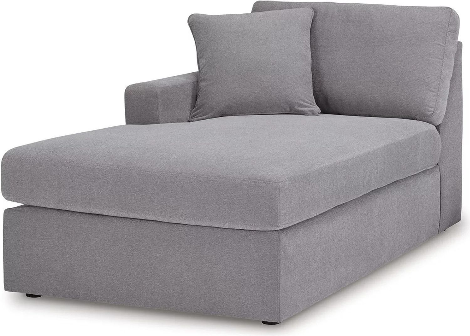 Modmax 8-Piece LAF Sectional with 2 Console In Granite 92104S31