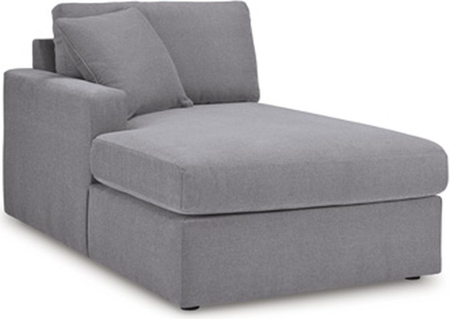 Modmax 8-Piece LAF Sectional with 2 Console In Granite 92104S31