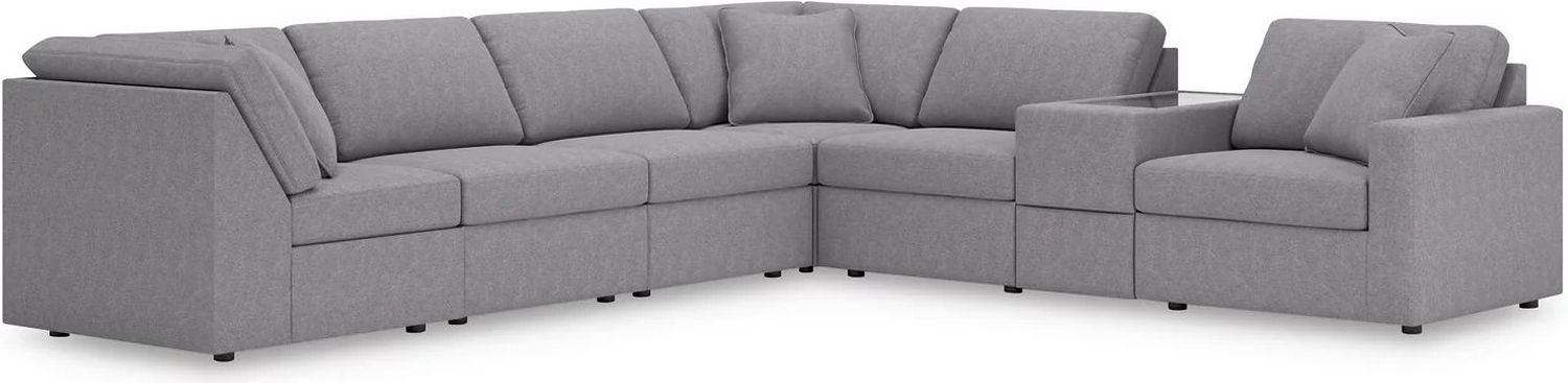 Modmax 7-Piece RAF Sectional In Granite 92104S32
