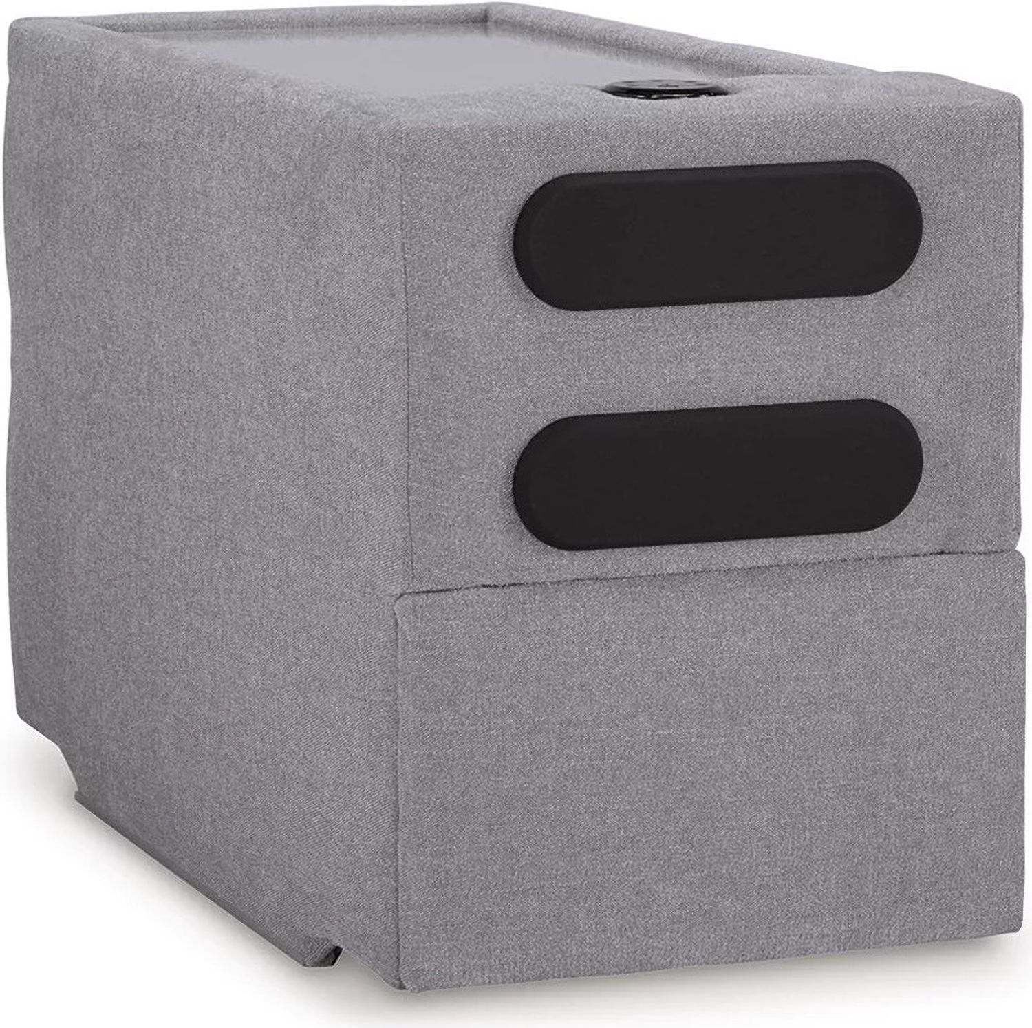 Modmax 4-Piece LAF Sectional with Audio Console In Granite 92104S38