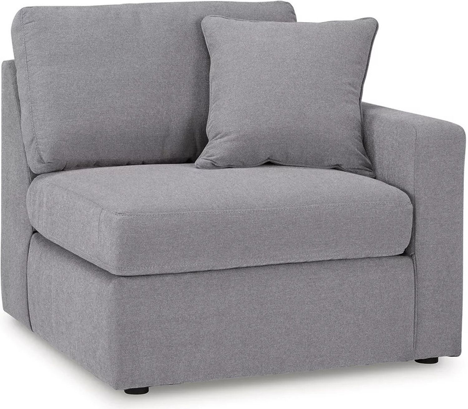 Modmax 8-Piece LAF Sectional with Audio System and Chaise In Granite 92104S49