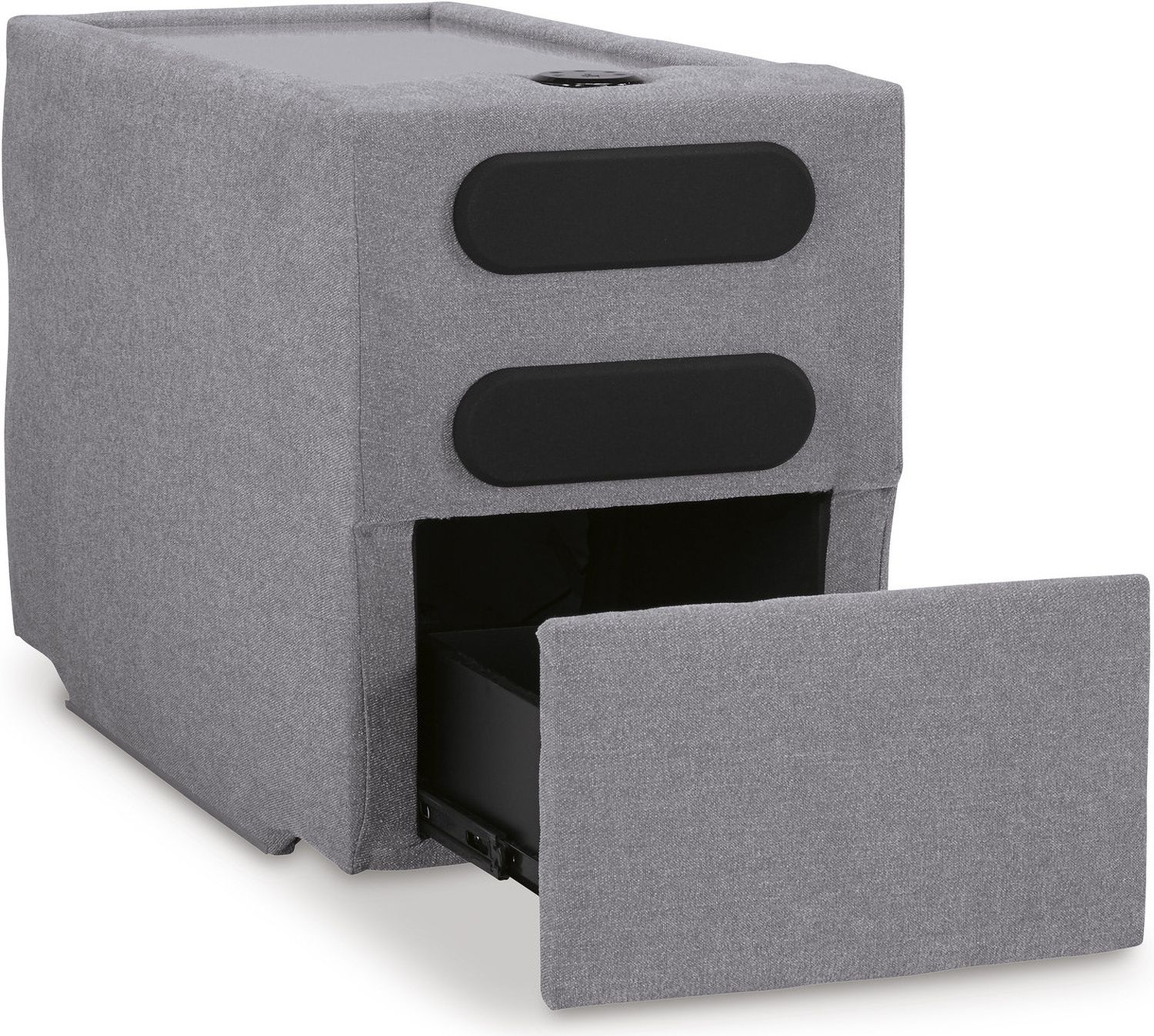 Modmax 6-Piece Sectional with Audio System and Chaise In Granite 92104S50