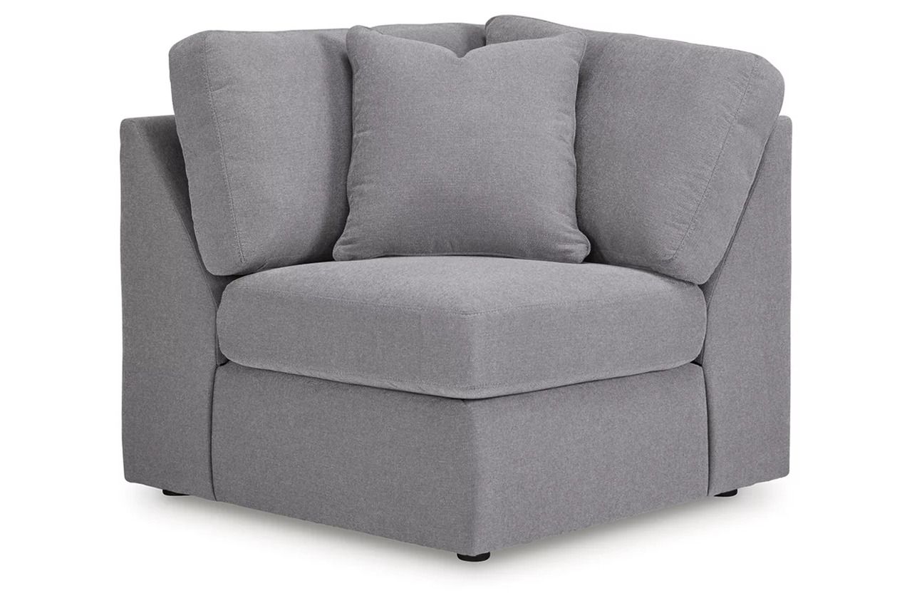 Modmax 7-Piece Sectional with Console In Granite 92104S54