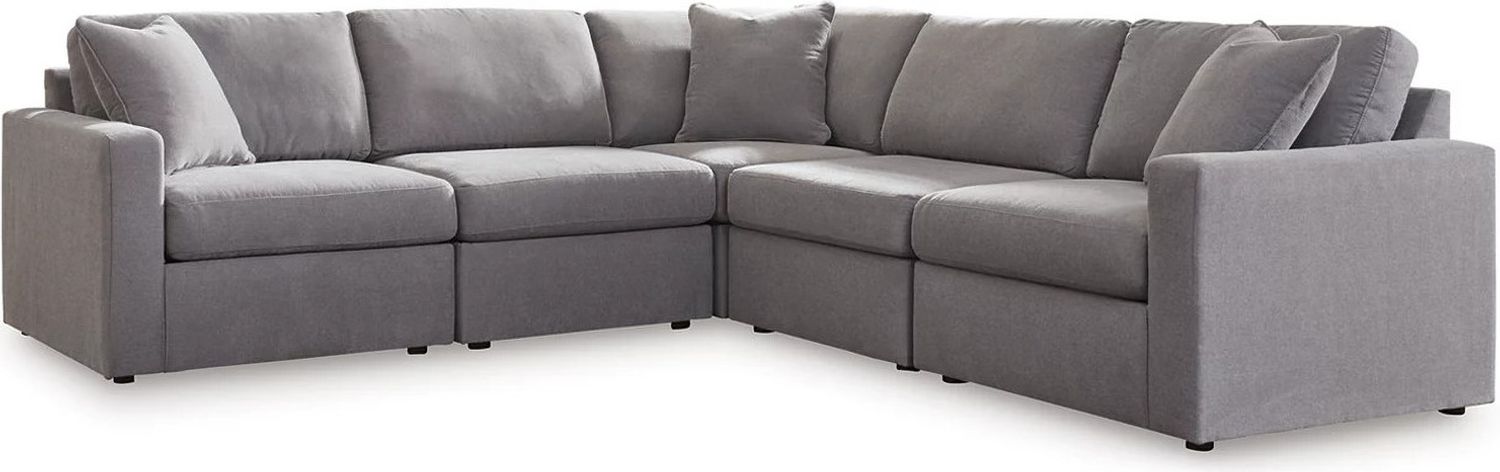 Modmax 5-Piece Sectional In Granite 92104S6