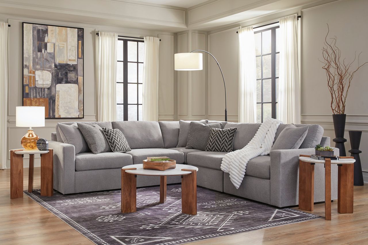 Modmax 5-Piece Sectional In Granite 92104S6