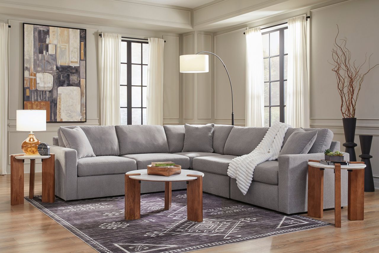 Modmax 5-Piece Sectional In Granite 92104S6