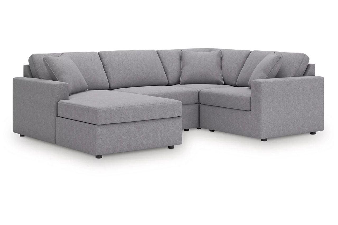 Modmax 4-Piece Sectional with LAF Chaise In Granite 92104S66
